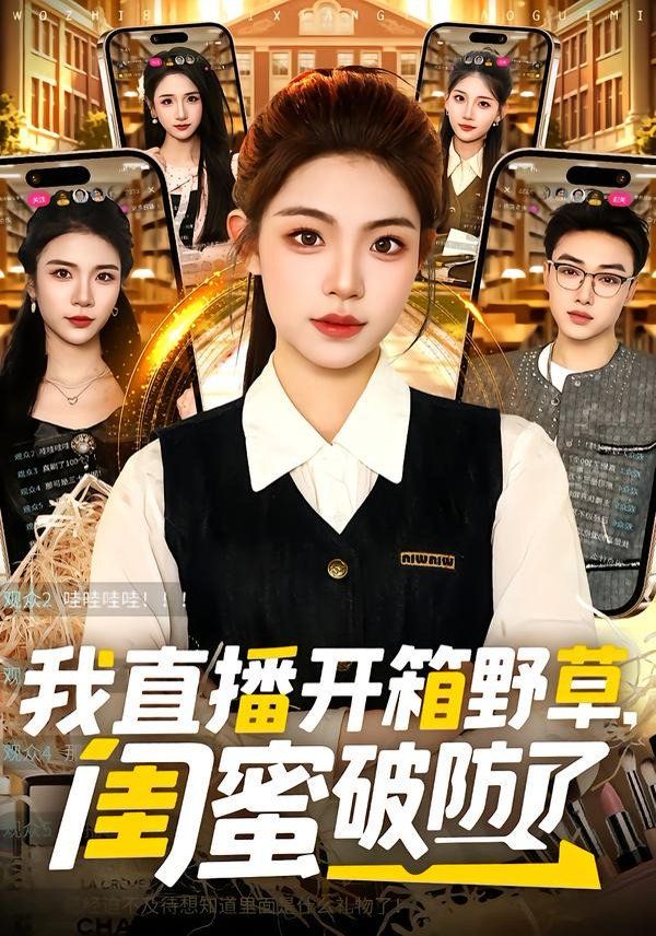 我直播开箱野草，闺蜜破防了